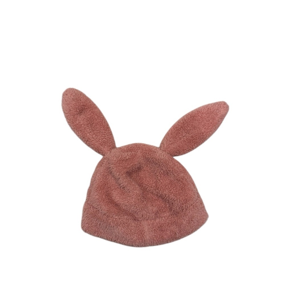 Huxbaby Pink Bunny Ear Hat - size M (1-2 years)